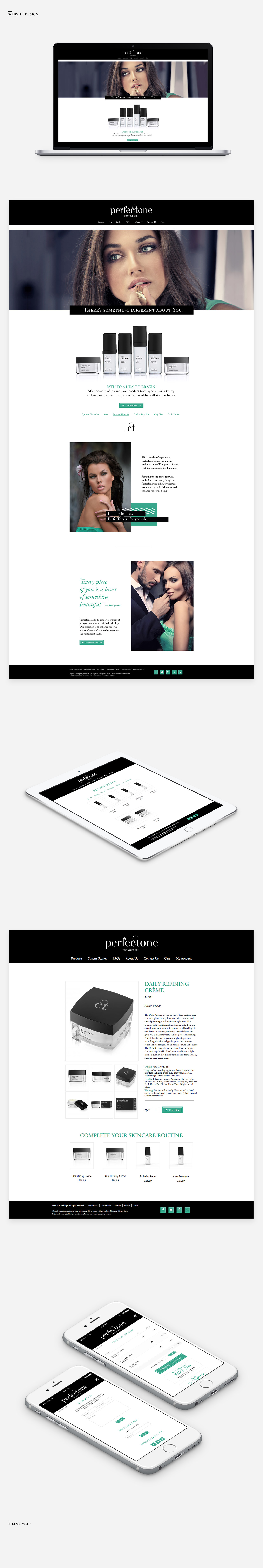 PerfecTone Website Design