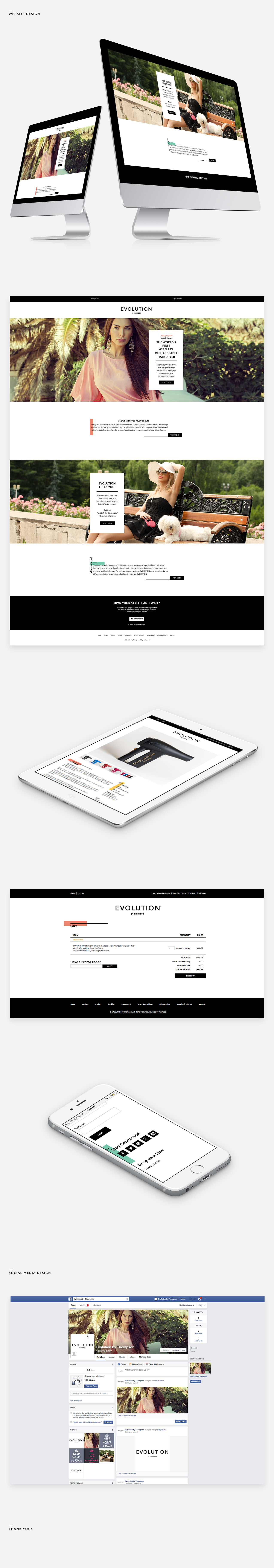 EVOLUTION Website Design